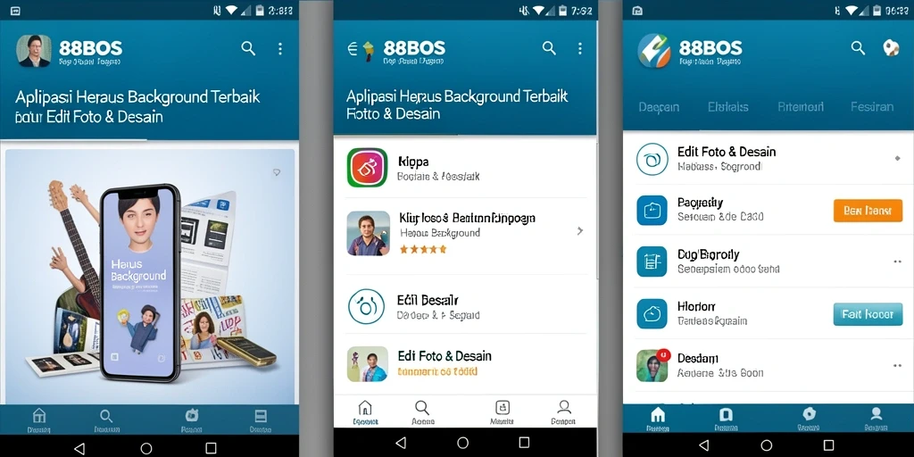 Antarmuka sederhana dengan fitur penghapusan latar belakang yang efisien.