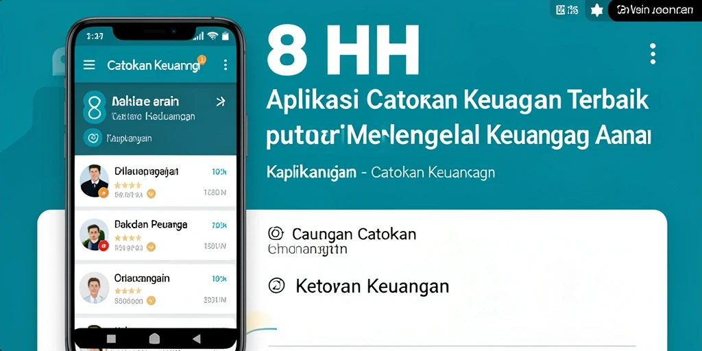 Tampilan antarmuka 8HHH yang modern dan fungsional untuk Catatan Keuangan.