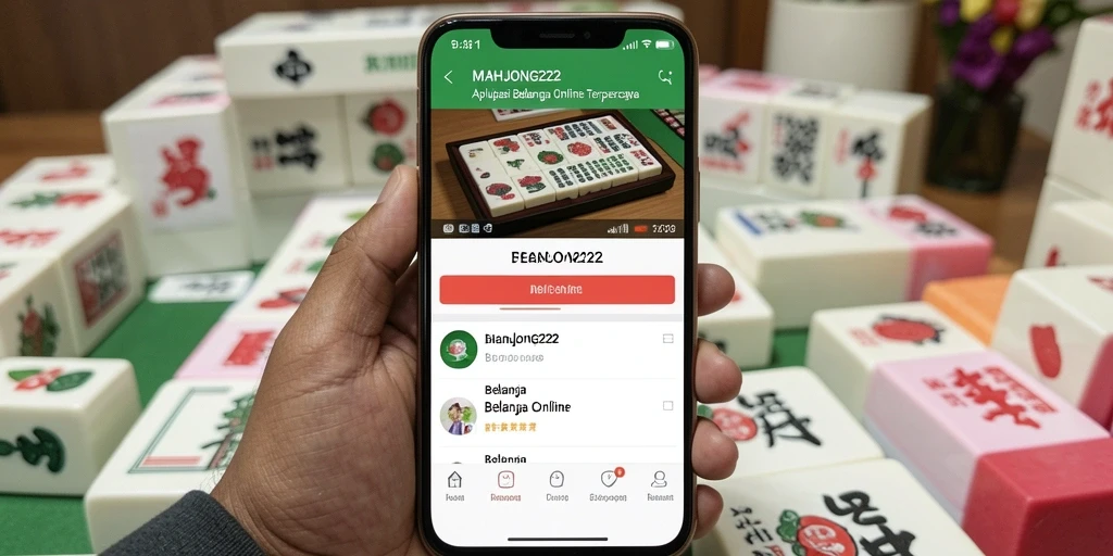 Tampilan utama MAHJONG222 dengan berbagai produk belanja online.