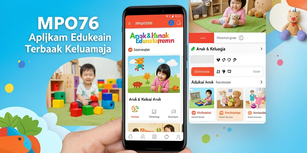 Antarmuka MPO76 yang ramah anak dan edukatif.