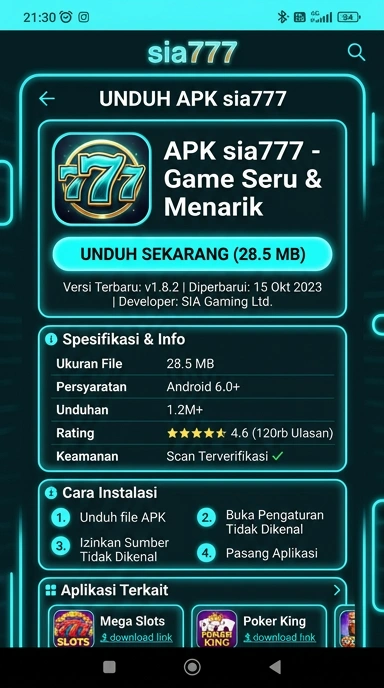 Unduh dan Instal APK sia777 untuk Pengguna Android