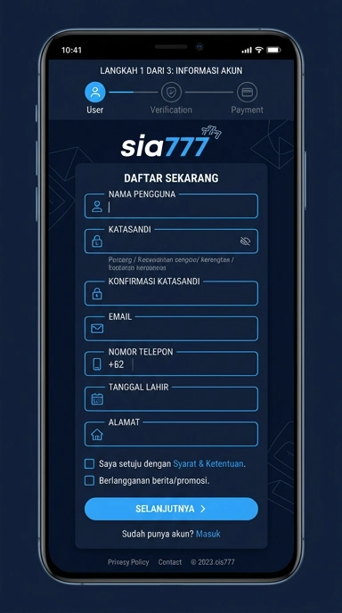Panduan Lengkap Buat Akun Baru sia777 di Android